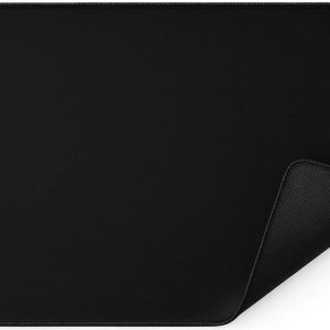 28 Extended Gaming Mouse Pad with Stitched Edges Large XXL Desk Mat with Non Slip Rubber Base for Gamers and Office Work 36x16 Inch Black
